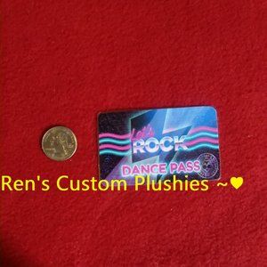 Custom Handmade Laminate Anime Manga Videogame Cosplay Fnaf card!